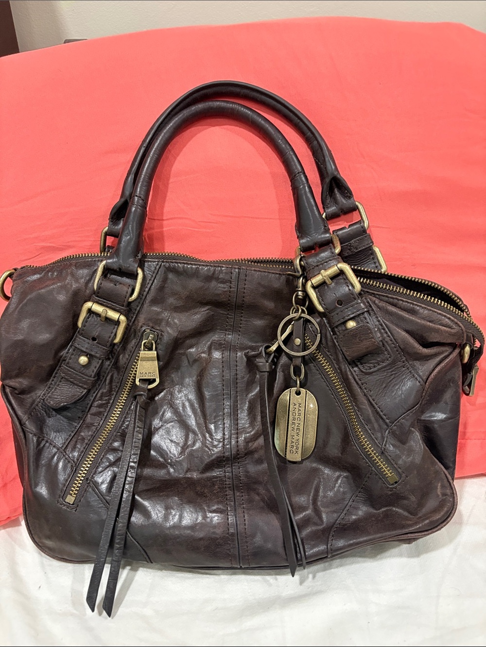 Marc Jacobs Dark Brown Leather Satchel